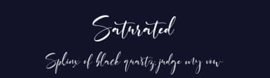 Saturated by Almarkhatype — Script Handwritten Font — thumbnail 2