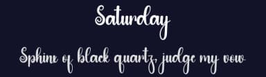 Saturday by PiPi Creative STUDIO — Script Handwritten Font — thumbnail 2