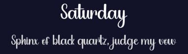 Saturday by PiPi Creative STUDIO — Script Handwritten Font — thumbnail 2