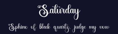 Saturday by FreshtypeINK — Script Handwritten Font — thumbnail 2
