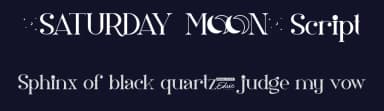 Saturday Moon Script by Edric Studio — Script Handwritten Font — thumbnail 2