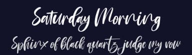 Saturday Morning by Perspectype Studio - Letterena.com — Script Handwritten Font — thumbnail 2