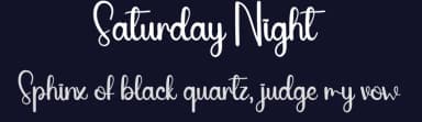 Saturday Night by Andi Moz — Script Handwritten Font — thumbnail 2