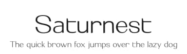 Saturnest by Fikryal studio — Sans Serif Font — thumbnail 1