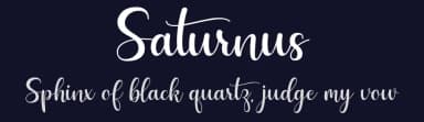 Saturnus by Fadlilah Studio — Script Handwritten Font — thumbnail 2