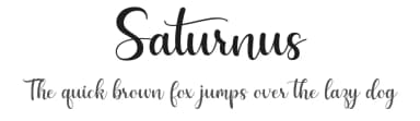 Saturnus by Fadlilah Studio — Script Handwritten Font — thumbnail 1