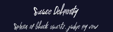 Sauce Delmonty by dancubs — Script Handwritten Font — thumbnail 2