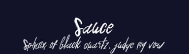 Sauce by dancubs — Script Handwritten Font — thumbnail 2
