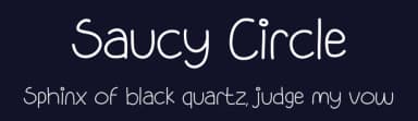 Saucy Circle by Origin Type — Script Handwritten Font — thumbnail 2