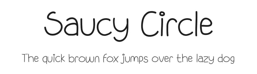 Saucy Circle by Origin Type — Script Handwritten Font