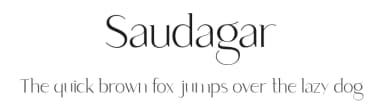Saudagar by Sensatype Studio — Sans Serif Font — thumbnail 1