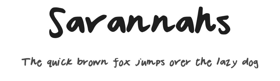 Savannahs by Cole Davis — Script Handwritten Font