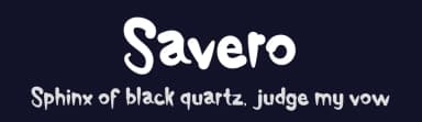 Savero by Display Studio — Script Handwritten Font — thumbnail 2