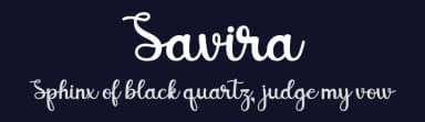 Savira by Faris   Graphic Art — Script Handwritten Font — thumbnail 2