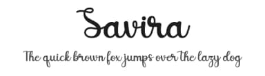 Savira by Faris   Graphic Art — Script Handwritten Font — thumbnail 1