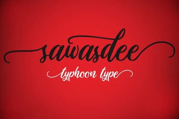 Sawasdee Font by Typhoon Type™ — Script Handwritten Font