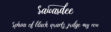 Sawasdee by Typhoon Type - Suthi Srisopha — Script Handwritten Font — thumbnail 2