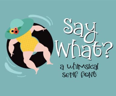 Say What Font by Illustration Ink — Script Handwritten Font — thumbnail 1