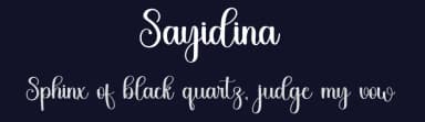 Sayidina by FreshtypeINK — Script Handwritten Font — thumbnail 2