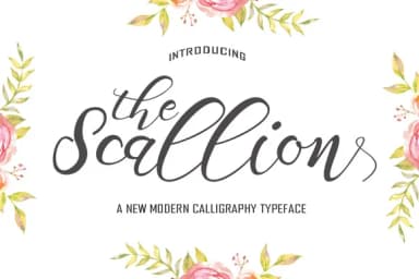 Scallion Font by Polem — Script Handwritten Font — thumbnail 1