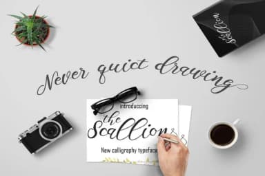 Scallion Font by Polem — Script Handwritten Font — thumbnail 5