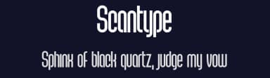 Scantype by Måns Grebäck — Sans Serif Font — thumbnail 2