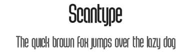 Scantype by Måns Grebäck — Sans Serif Font — thumbnail 1