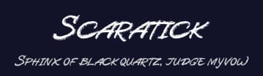 Scaratick by FHFont — Script Handwritten Font — thumbnail 2