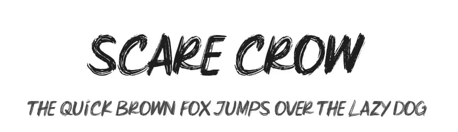 Scare Crow by Scratch Design — Script Handwritten Font
