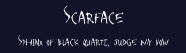 Scarface by Posterizer KG — Script Handwritten Font — thumbnail 2