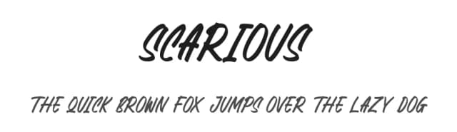 Scarious by Rillatype — Script Handwritten Font