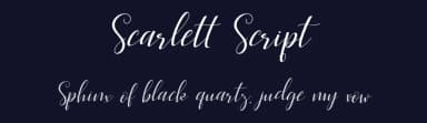 Scarlett Script by ijem — Script Handwritten Font — thumbnail 2