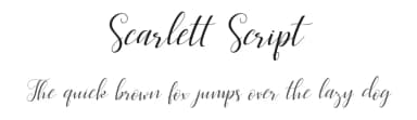 Scarlett Script by ijem — Script Handwritten Font — thumbnail 1