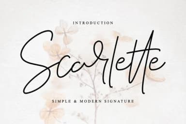 Scarlette Font by 3rieartstudio — Script Handwritten Font — thumbnail 1