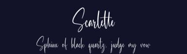 Scarlette by NanaNissa — Script Handwritten Font — thumbnail 2