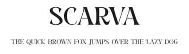 Scarva by Muflieart — Serif Font — thumbnail 1