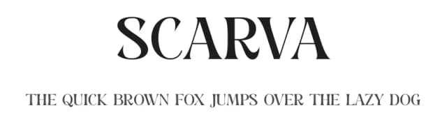 Scarva by Muflieart — Serif Font