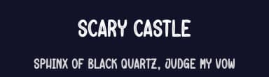 Scary Castle by Andi Moz — Script Handwritten Font — thumbnail 2