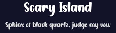 Scary Island by Scratchones — Script Handwritten Font — thumbnail 2