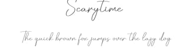 Scarytime by Scratchones — Script Handwritten Font — thumbnail 1