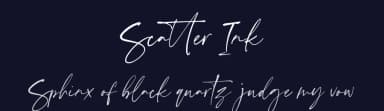 Scatter Ink by Sronstudio — Script Handwritten Font — thumbnail 2