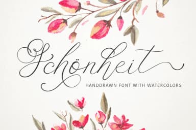 Schönheit Font by Red Ink — Script Handwritten Font — thumbnail 1