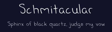 Schmitacular by letterpunch — Script Handwritten Font — thumbnail 2