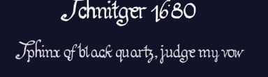 Schnitger 1680 by BCa — Script Handwritten Font — thumbnail 2