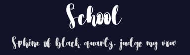 School by Scratchones — Script Handwritten Font — thumbnail 2