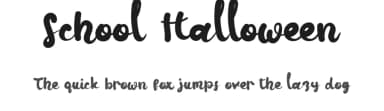 School Halloween by Eddy Goodboy — Script Handwritten Font — thumbnail 1
