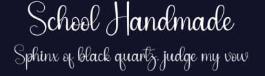 School Handmade by Andi Moz — Script Handwritten Font — thumbnail 2