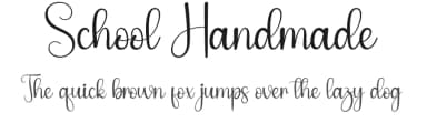 School Handmade by Andi Moz — Script Handwritten Font — thumbnail 1