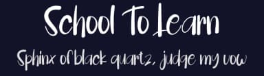 School To Learn by Gado Gado — Script Handwritten Font — thumbnail 2