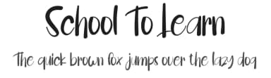 School To Learn by Gado Gado — Script Handwritten Font — thumbnail 1